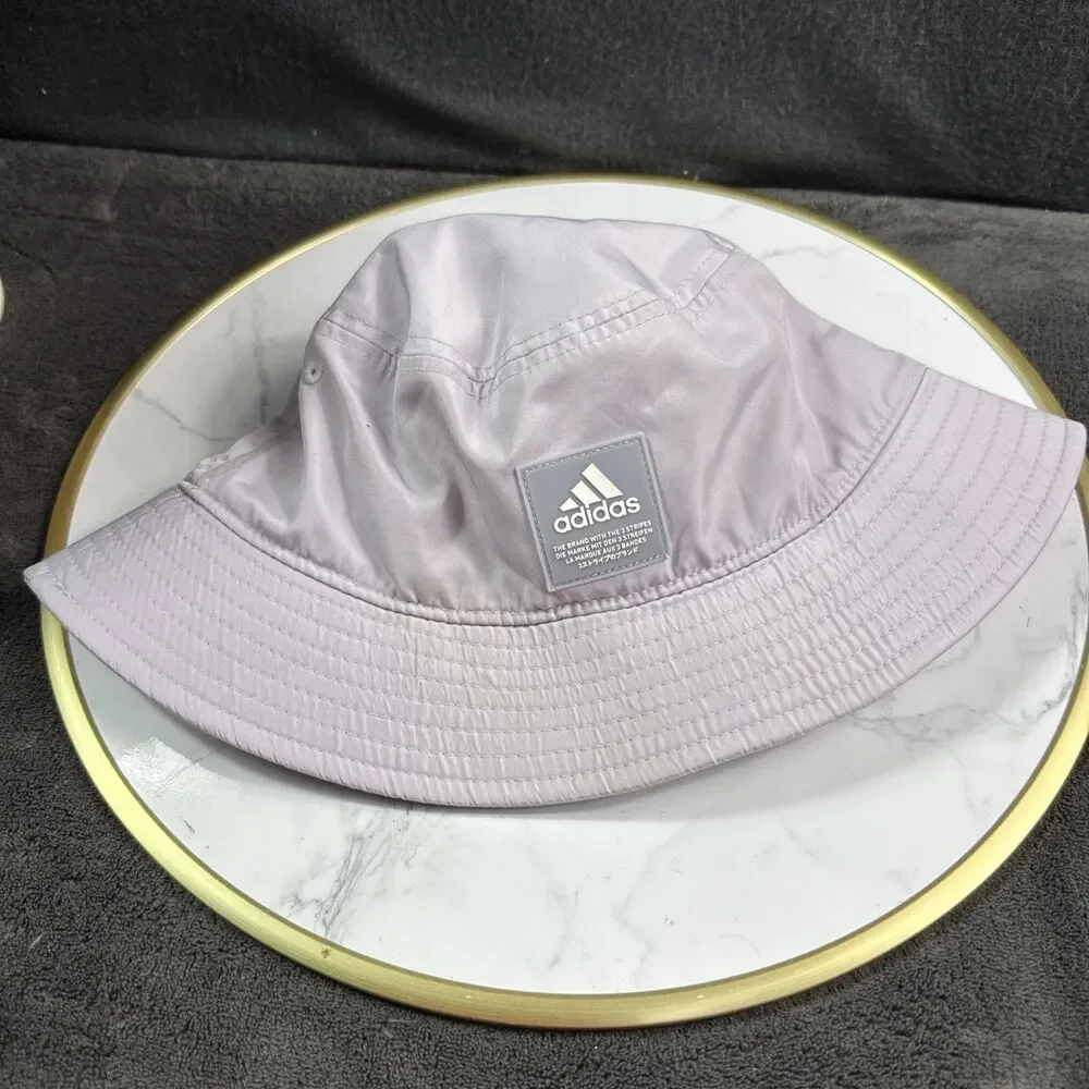Adidas Foldable Bucket Hat Women's One Size Violet Silver Dawn Aeroready